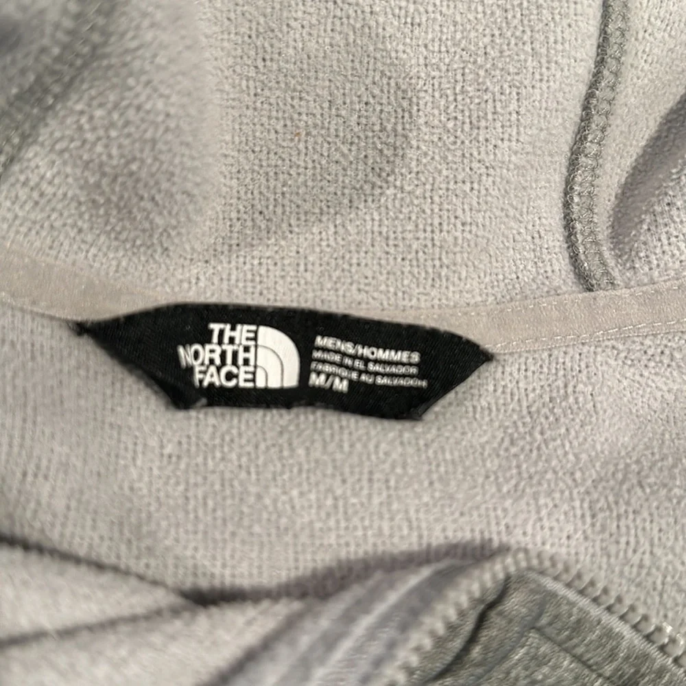 The North Face Full Zip Hoodie Jacket Mens Gray /Orange Size M nwot
